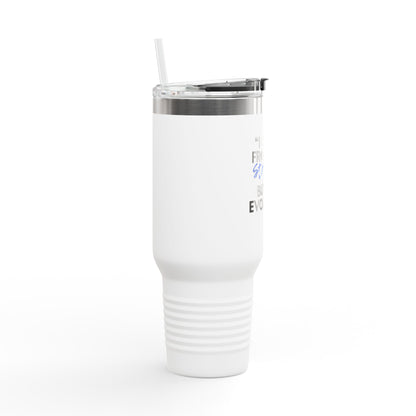 Inspirational Insulated Travel Mug, Motivational Coffee Tumbler, Evolved Journey Mug, Perfect for Gifts, Travel, and Daily Use