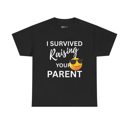 Funny Parent Survival Unisex T-Shirt | Gift for New Parents | Parenting Humor Tee | Casual Wear | Holiday Gift Idea