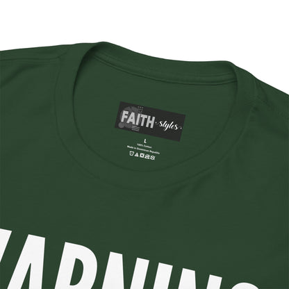 Warning Prank Season Unisex Heavy Cotton Tee | Fun Gift, Casual Wear, Comedy Merchandise, Birthday Gift, Prankster Shirt