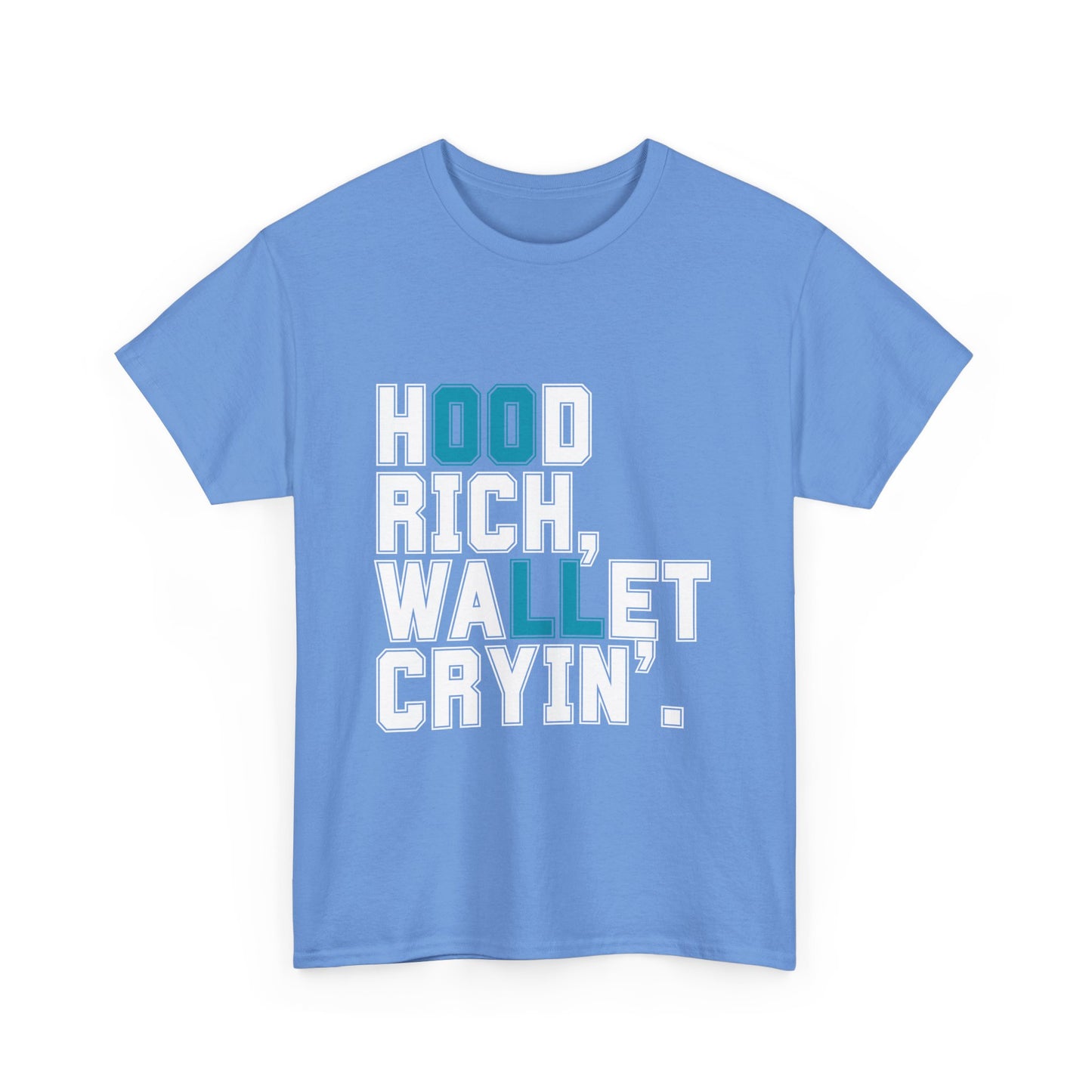 Trendy Unisex Heavy Cotton T-shirt with Playful Design - Perfect for Casual Wear & Gifts