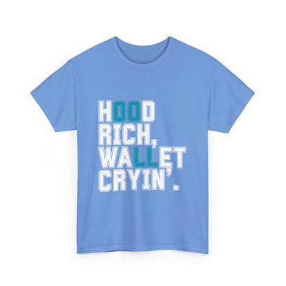 Trendy Unisex Heavy Cotton T-shirt with Playful Design - Perfect for Casual Wear & Gifts