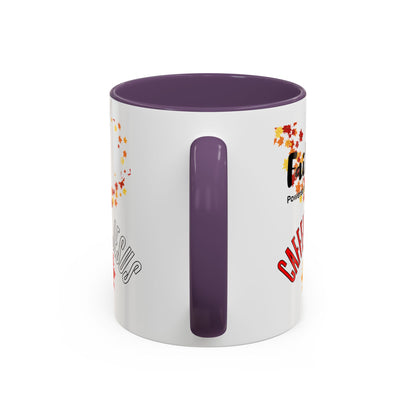 Faith & Caffeine Fall Coffee Mug | Perfect for Autumn Lovers, Thanksgiving Gift, Religious Coffee Cup, Inspirational Drinkware, Cozy Vibes