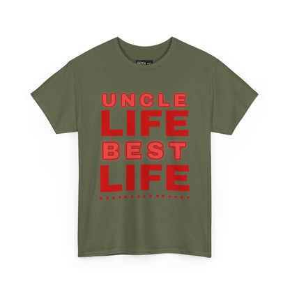 Uncle Life Best Life Tee | Funny Uncle T-Shirt, Gift for Uncle, Family Reunion Shirt, Birthday Gift, Casual Wear