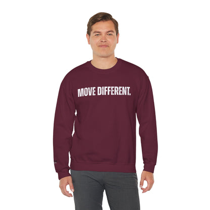MOVE DIFFERENT. Unisex Crewneck Sweatshirt | Faith Styles®