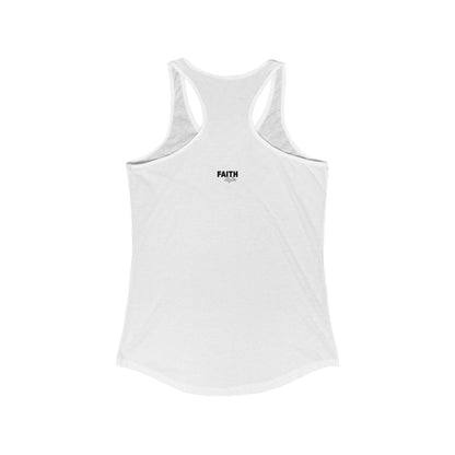 Faith Strong Women's Racerback Tank - Motivational Sleeveless Top, Fitness Apparel, Workout Gear, Spiritual Clothing, Gifts for Her