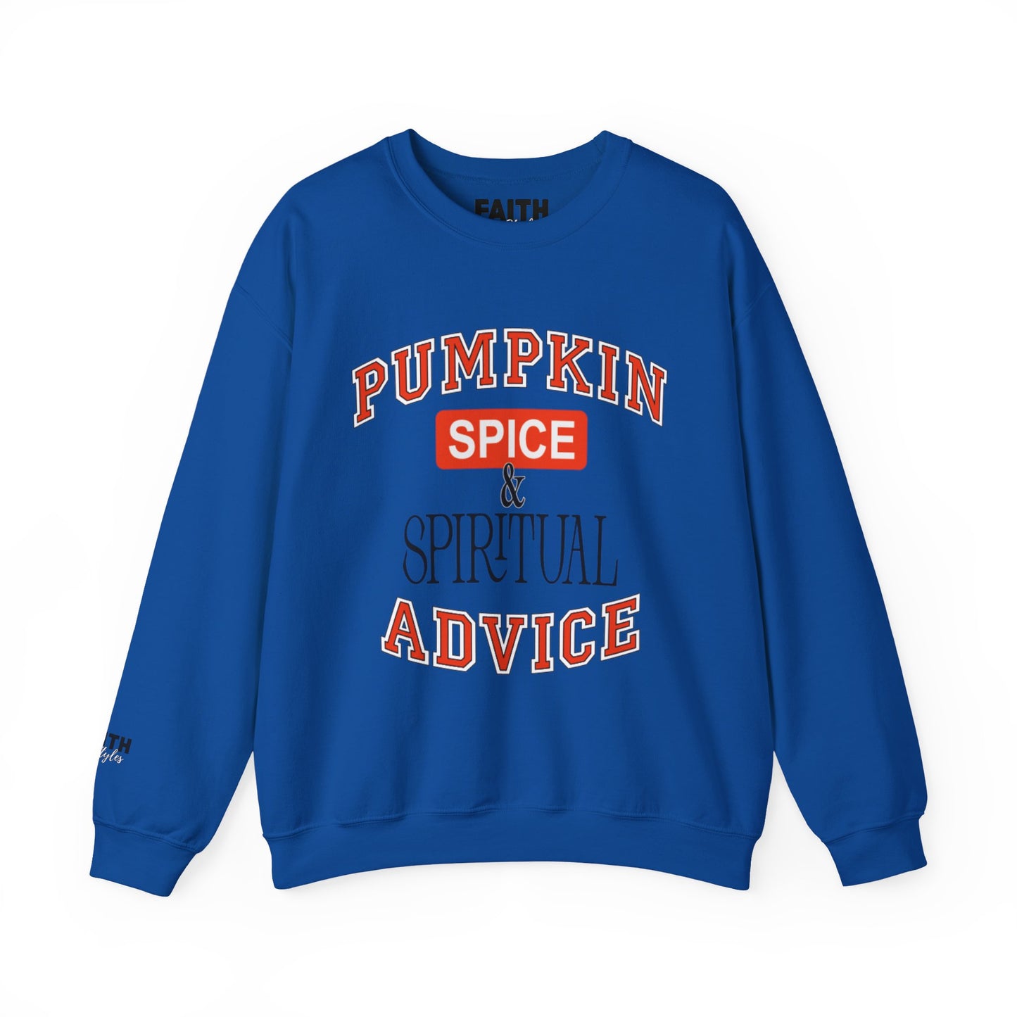 Cozy Pumpkin Spice Sweatshirt, Fall Sweatshirt, Spiritual Advice Crewneck, Autumn Fashion, Thanksgiving Gift, Unisex Sweater