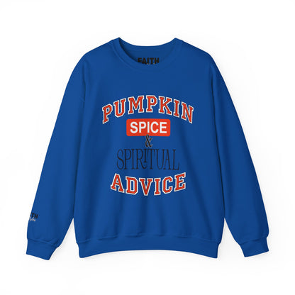 Cozy Pumpkin Spice Sweatshirt, Fall Sweatshirt, Spiritual Advice Crewneck, Autumn Fashion, Thanksgiving Gift, Unisex Sweater