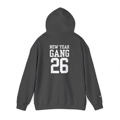 New Year Gang 26 Hoodie — Varsity Style Graphic Pullover