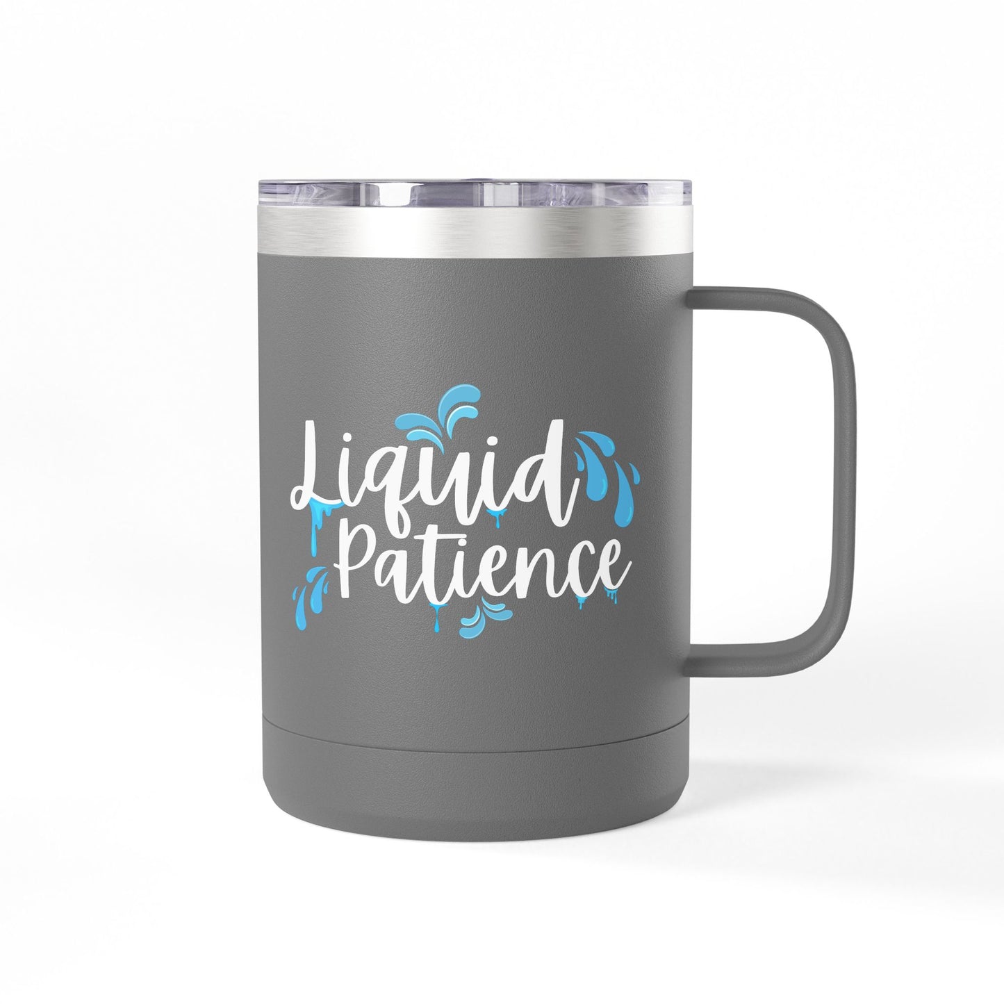 Liquid Patience Coffee Mug Tumbler | Perfect Gift for Coffee Lovers, Inspirational Drinkware, Home Office Accessory, Relaxation Gift, [...]