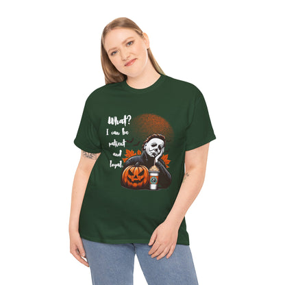 Halloween Graphic Tee, Unisex Cotton T-Shirt, Spooky Autumn Wear, Halloween Costume Top, Funny Horror Shirt