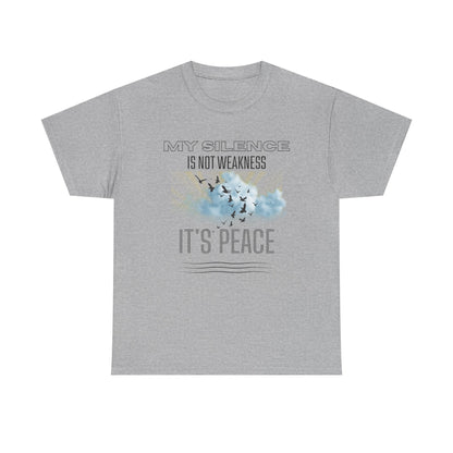 Inspirational Male Graphic Tee, Motivational Shirt, Casual Wear, Gifts for Friends, Peaceful Message, Everyday Comfort