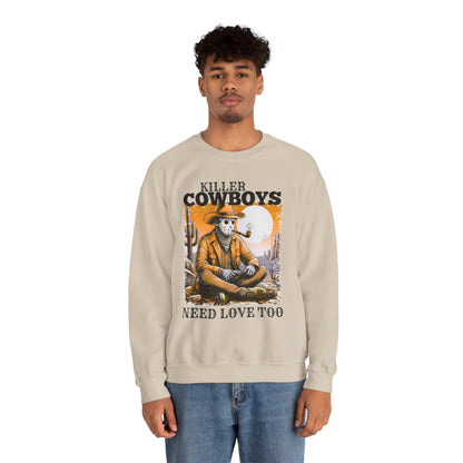 Killer Cowboys Graphic Sweatshirt, Cozy Unisex Pullover, Great for Cowboy Fans
