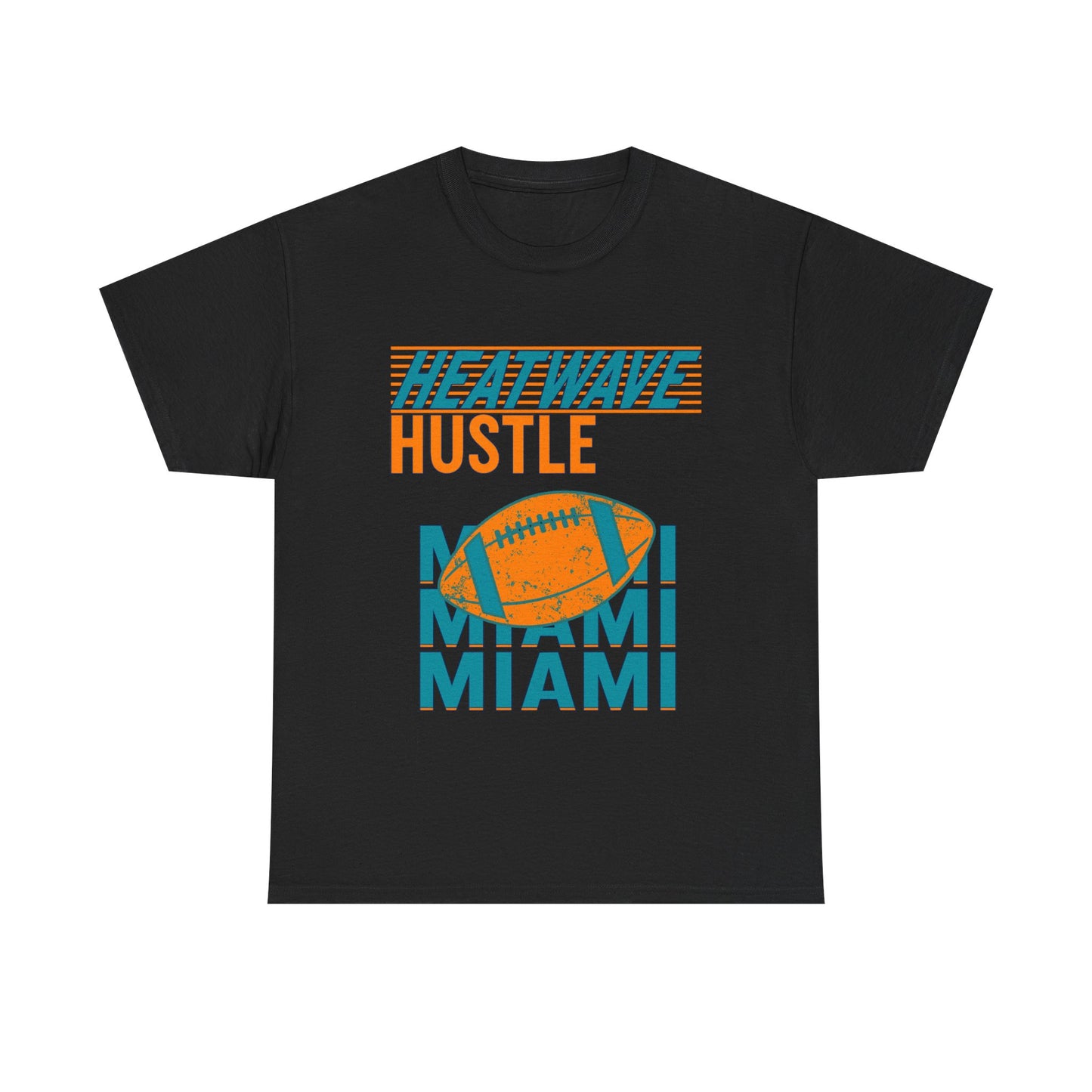 Miami Heatwave Hustle Male Heavy Cotton Tee, Sportswear, Football Shirt, [...]