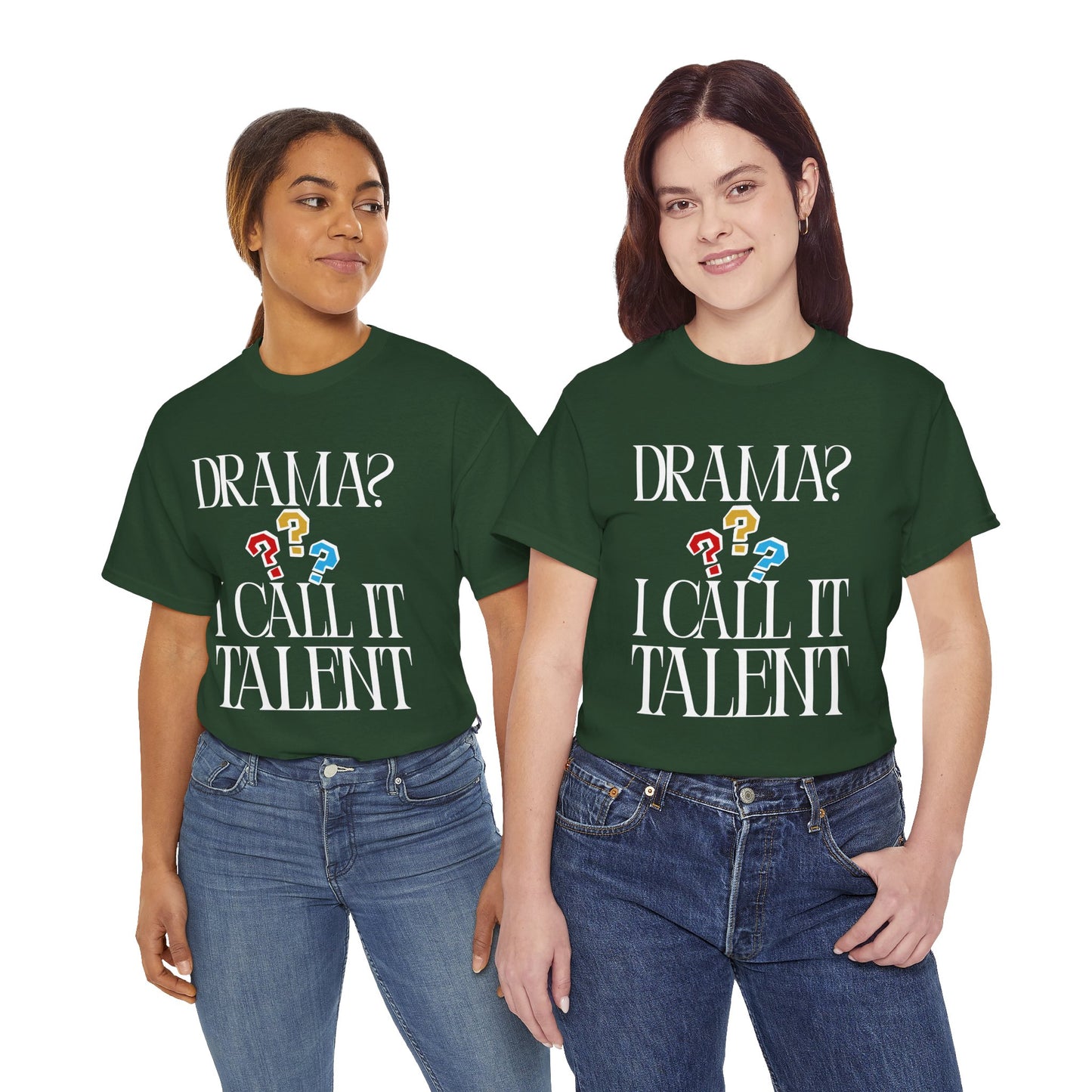 Drama Talent Unisex Heavy Cotton Tee, Funny Graphic Tee, Gift for Actors, Quirky Tee for Drama Lovers, Casual Wear, Gift for Friends