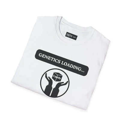 Genetics Loading T-Shirt, Funny Genetics Tee, Gift for Science Lovers, Unisex Humor Shirt, Casual Wear for Every Occasion
