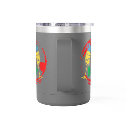 Colorful Wine & Coffee Tumbler – ‘Wine Not?’ Design for Easy Sips and Fun Vibes, Perfect for Gifting, Home, or Parties, 15oz