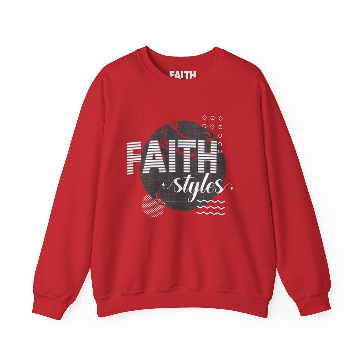 Faith Styles Unisex Heavy Blend™ Crewneck Sweatshirt - Cozy Spiritual Apparel for Everyday Wear, Gift for Friends, Comfort