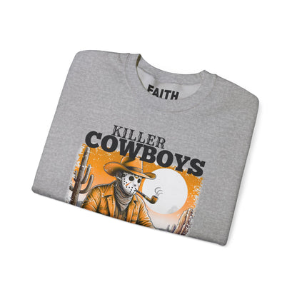 Killer Cowboys Graphic Sweatshirt, Cozy Unisex Pullover, Great for Cowboy Fans