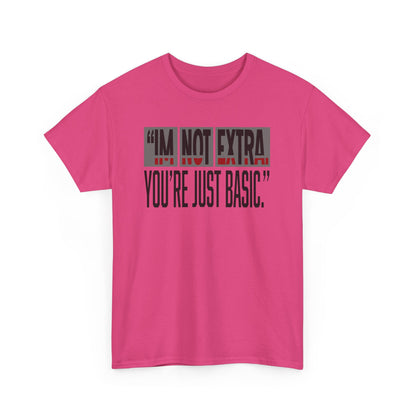 Funny Quote Male Heavy Cotton Tee, Casual T-Shirt for Everyday Wear, Gift for Friends, Birthday Gift, Trendy Statement Shirt