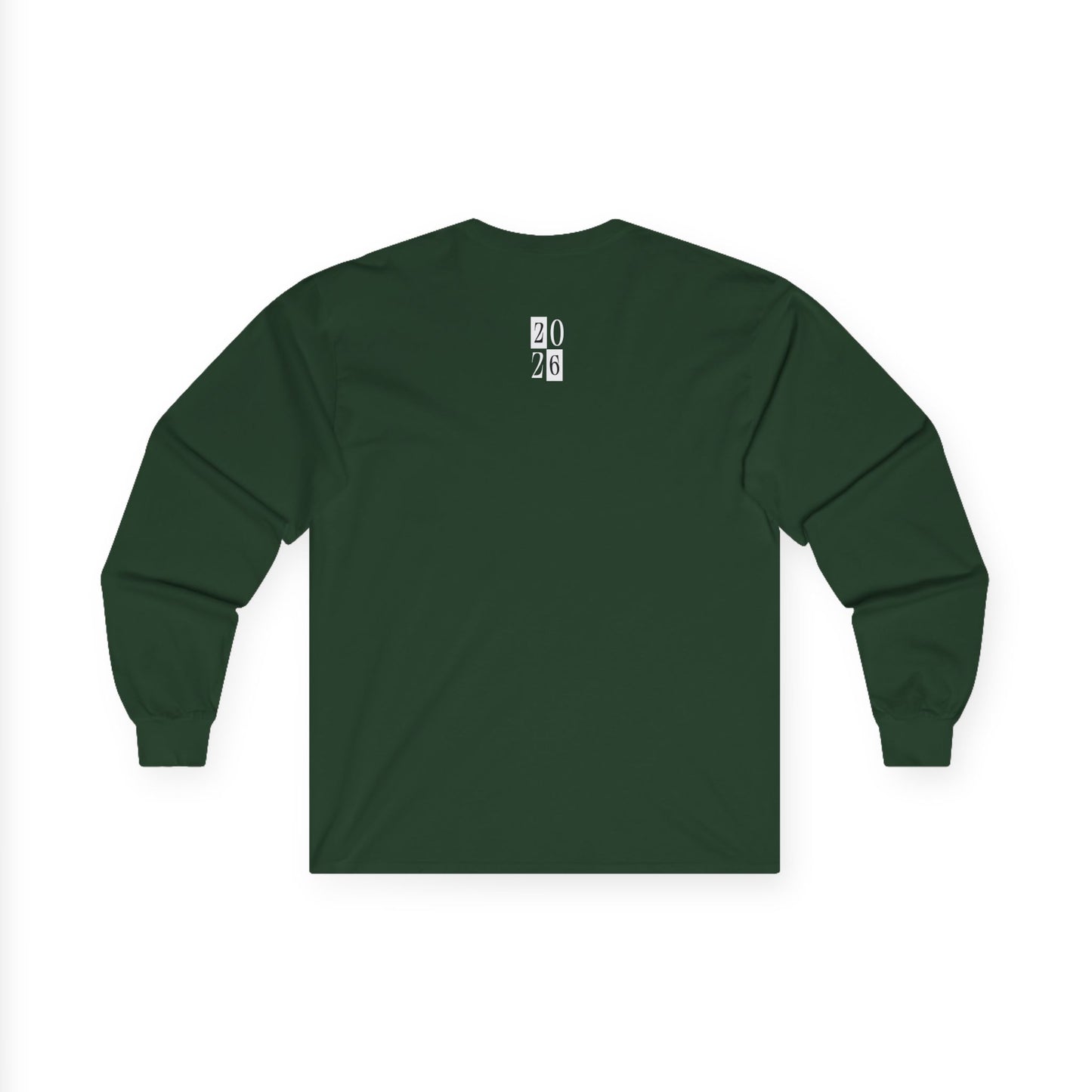 Long Sleeve Tee — "Reset Season" Script Graphic