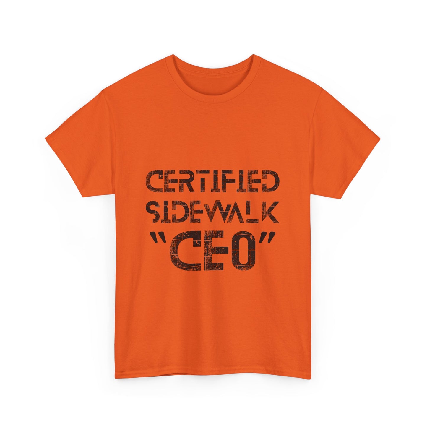 Certified Sidewalk CEO Tee - Fun Unisex T-Shirt, Birthday Gift, Casual Wear, Urban Style, Streetwear Fashion