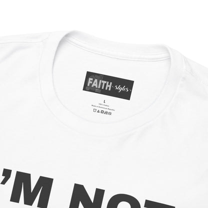 Funny Unisex Heavy Cotton Tee - I'm Not Bossy, Gift for Her, Empowerment Shirt, Casual Wear, Friendship Gift, Birthday Present