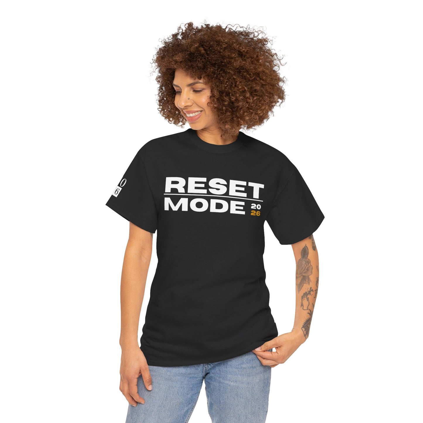 Reset Mode 2026 T-Shirt — Motivational Graphic Tee