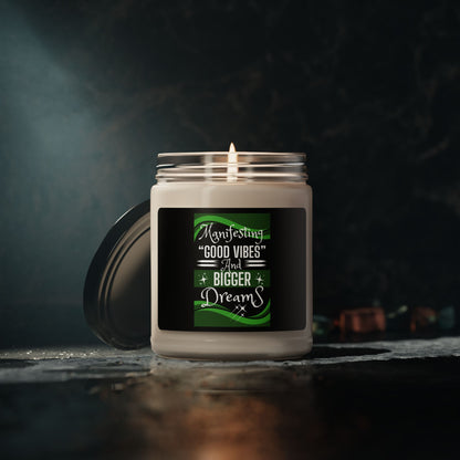 "GOOD VIBES" Scented Soy Candle, 9oz