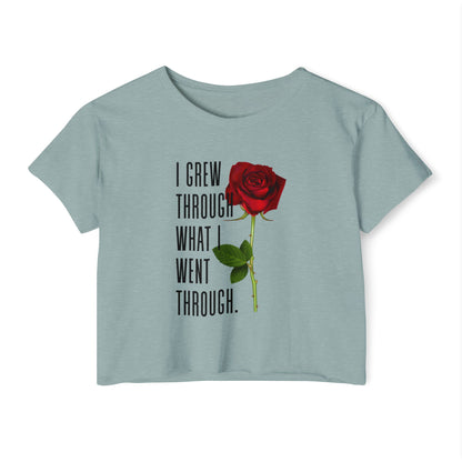 Empowering Women's Festival Crop Top, Inspirational Shirt, Gift for Her, Summer Fashion, Bohemian Style, Affirmation Tee
