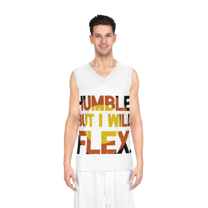 Stylish Basketball Jersey - "Humble. But I Will Flex." - Perfect for Athletes, Sports Events, Gift for Basketball Lovers, Trendy [...]