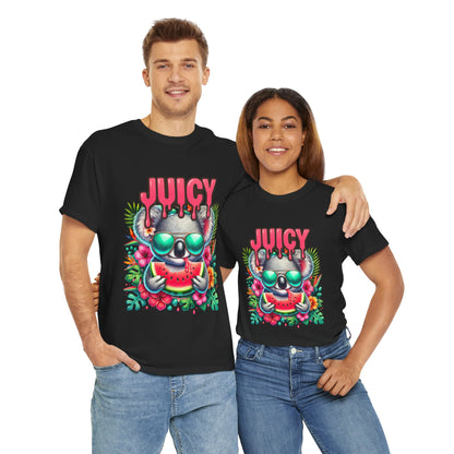 Juicy Watermelon Graphic Tee, Unisex Cotton T-Shirt, Summer Vibes, Beachwear, Fun Casual Wear, Gift for Friends, Festival Apparel