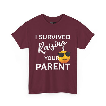 Funny Parent Survival Unisex T-Shirt | Gift for New Parents | Parenting Humor Tee | Casual Wear | Holiday Gift Idea