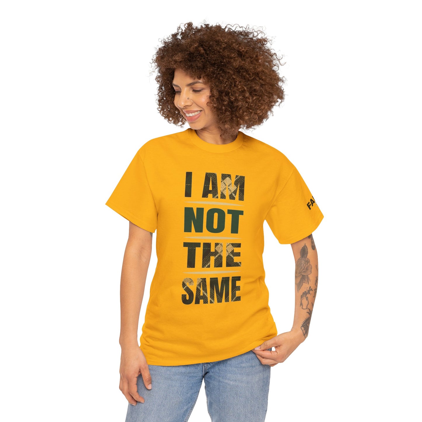 FaithStyles I Am Not The Same Tee — Inspirational Statement T-Shirt