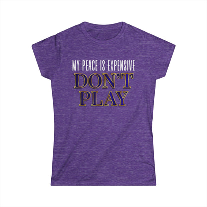 Women's Motivational T-Shirt, Fun Tee for Self-Care, Gift for Meditation Lovers, Casual Wear, Peaceful Vibes, Inspirational Apparel