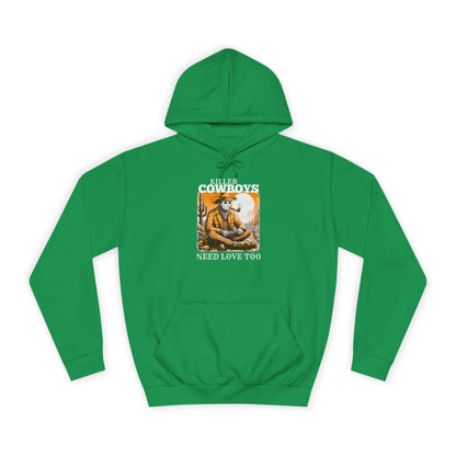Unisex College Hoodie, Killer Cowboys