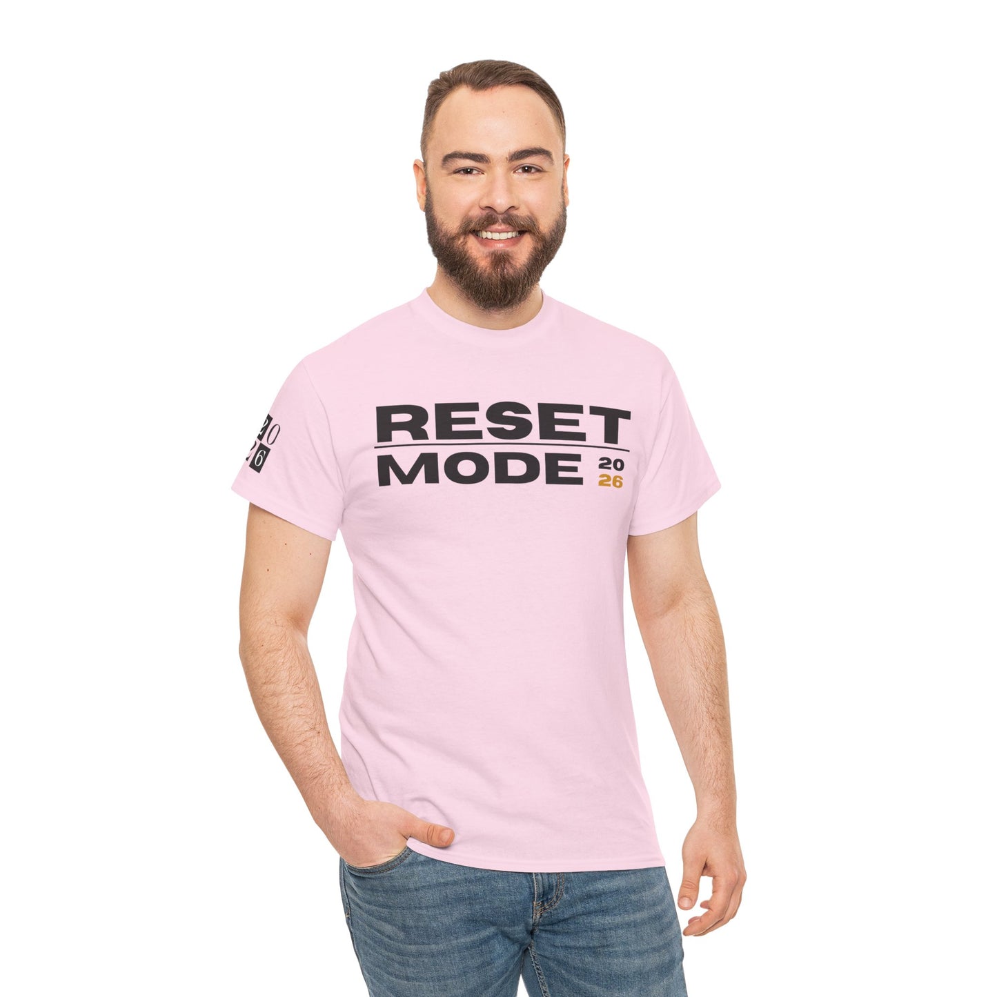 Reset Mode 2026 T-Shirt — Motivational Graphic Tee