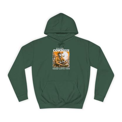 Unisex College Hoodie, Killer Cowboys