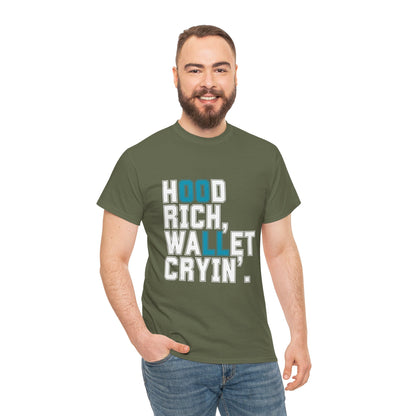 Trendy Unisex Heavy Cotton T-shirt with Playful Design - Perfect for Casual Wear & Gifts