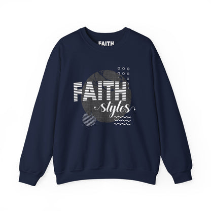 Faith Styles Unisex Heavy Blend™ Crewneck Sweatshirt - Cozy Spiritual Apparel for Everyday Wear, Gift for Friends, Comfort