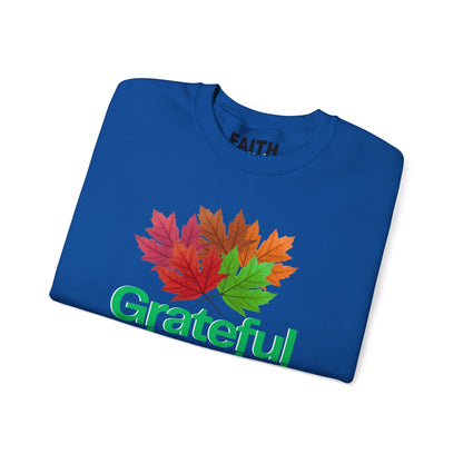 Grateful AF Crewneck Sweatshirt | Cozy Fall Apparel, Thanksgiving Gift, Autumn Vibes, Unisex Sweatshirt, Warm Layer