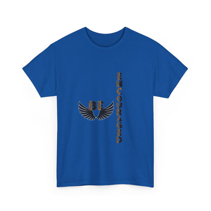 Be Encouraged Unisex Heavy Cotton T-shirt- Inspirational Gift, Motivational Shirt, Casual Wear, Everyday Reminder, Uplifting Apparel
