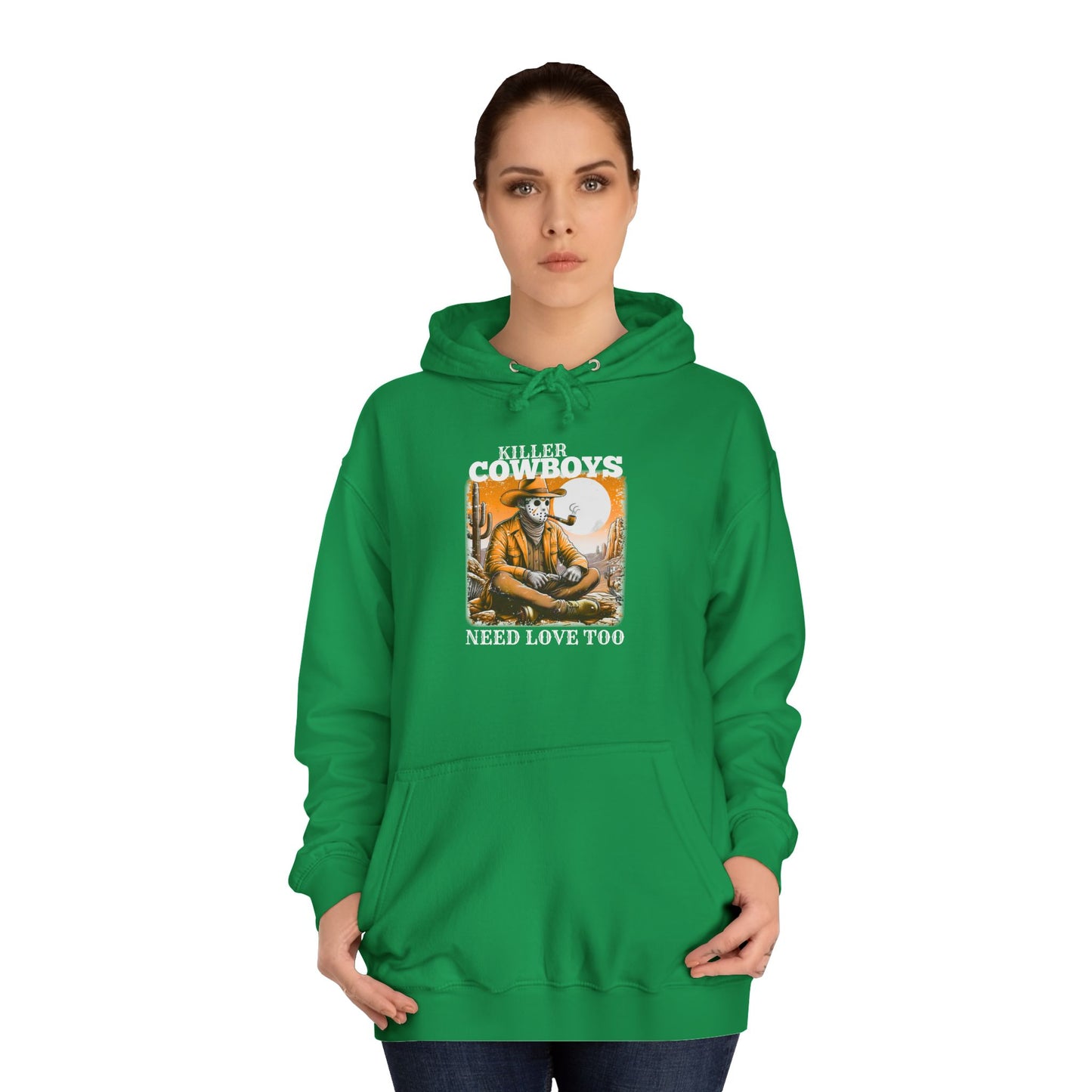 Unisex College Hoodie, Killer Cowboys