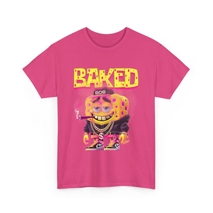 Baked Bob Unisex Heavy Cotton Tee - Fun Graphic Tee for Casual Wear
