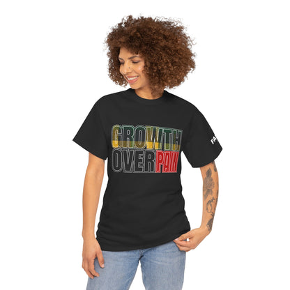 FaithStyles Growth Over Pain T‑Shirt — Motivational Graphic Tee
