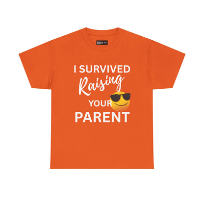 Funny Parent Survival Unisex T-Shirt | Gift for New Parents | Parenting Humor Tee | Casual Wear | Holiday Gift Idea