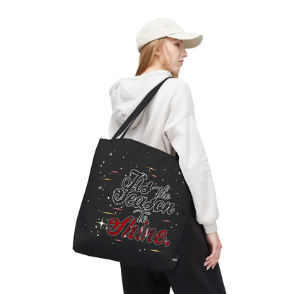 Holiday Tote Bag — 'Tis the Season to Shine Christmas Shopper Tote