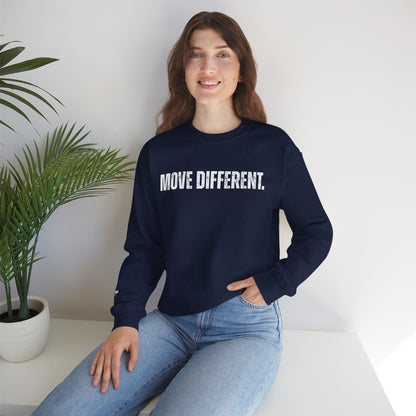 MOVE DIFFERENT. Unisex Crewneck Sweatshirt | Faith Styles®