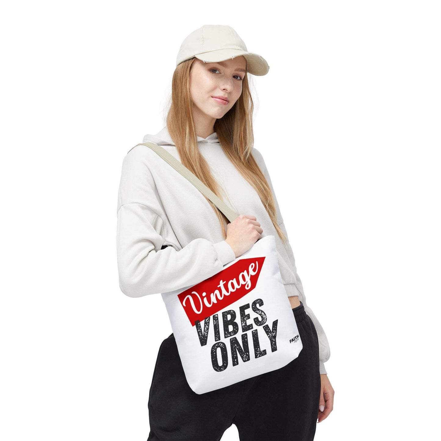 FaithStyles Vintage Vibes Only Tote Bag