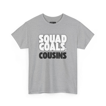 Cousins Squad Goals T-Shirt, Family Reunion Shirt, Unisex Graphic Tee, Cousin Gift, Summer BBQ Style, Matching Family Apparel