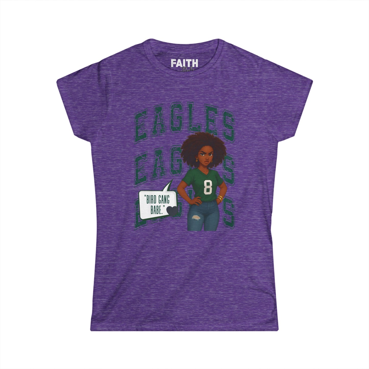 Eagles Game Day Women's Tee, Sports Fan Shirt, Football Season Apparel, Gift for Her, Casual Outfit for Celebrations